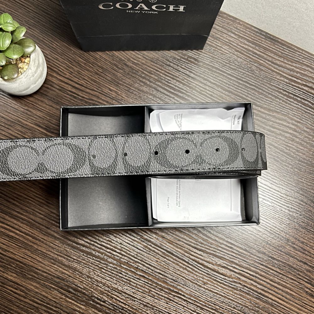 НОВИЙ‼️ Подарунковий набір COACH, ремінь coach, гаманець коач