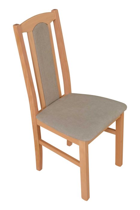 Krzesło Bos 07 Buk naturalny + jasny beż (soro 23)