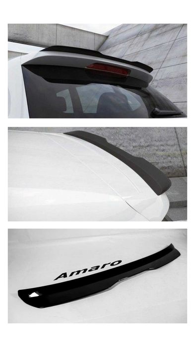 Aileron/Spoiler Traseiro Preto (Volkswagen Polo MK5, 6R, 6C, R-Line)