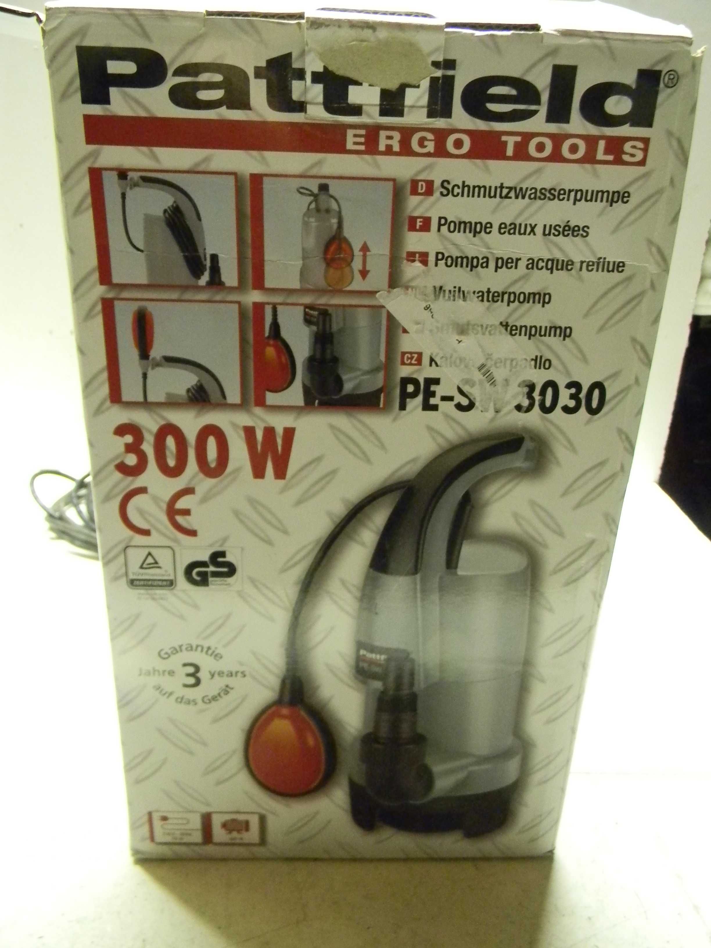 Pompa zanurzeniowa einhell/pattfield pe sw 3030