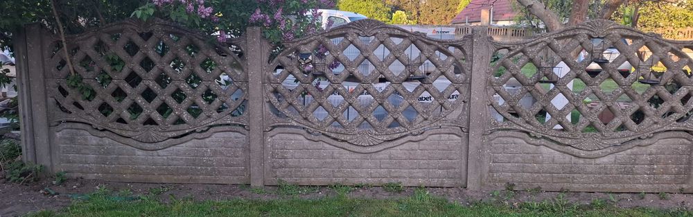 Ogrodzenie betonowe sprzęsła betonowe ogrodzeniowe