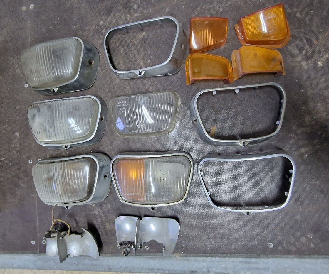 Várias peças, acessórios mercedes w110 Fintail
