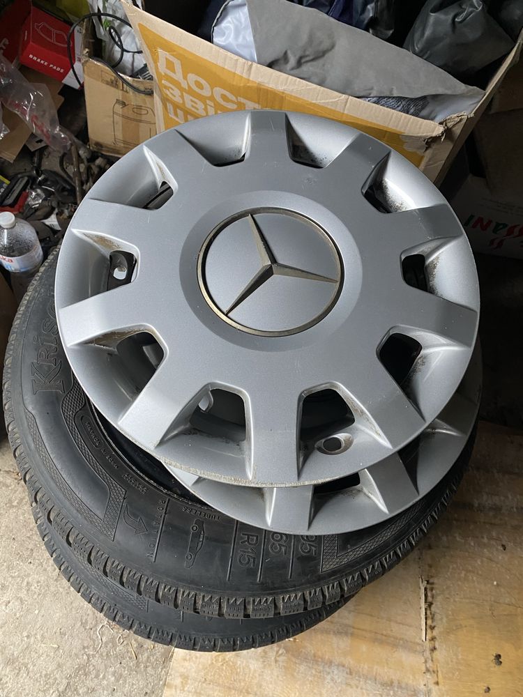 Диски с резиной R15 5/112 с Mercedes