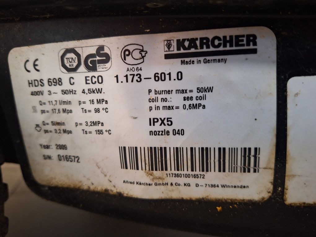 Myjka ciśnieniowa Karcher HDS 698c eco