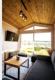 Dom mobilny Domek całoroczny letniskowy Nowy 40m² drewniany