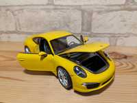 Модель Porsche 911 Carrera S, 1:24 Welly жовта