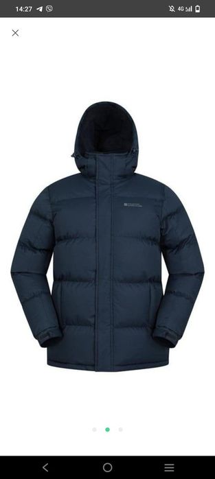 Чоловіча зимова куртка пуховик Mountain Warehouse Columbia L XL