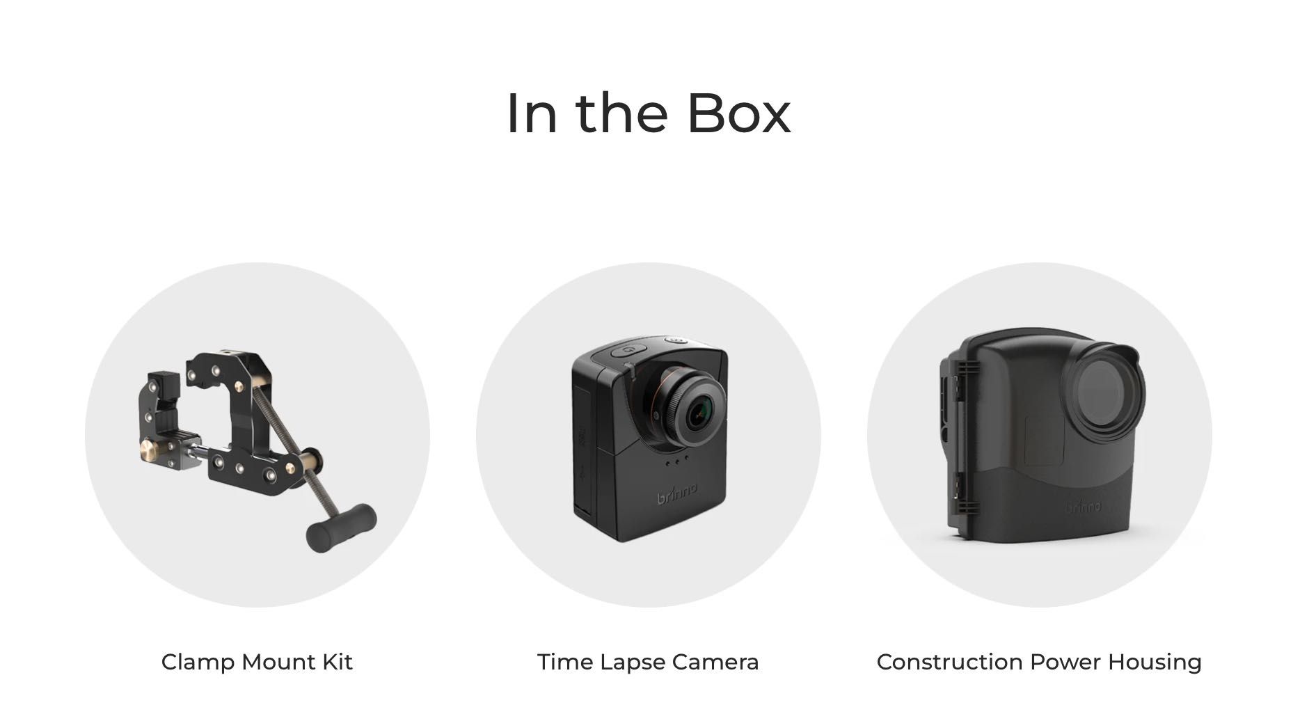 Camera Timelapse Brinno BCC2000 - Construction pack
