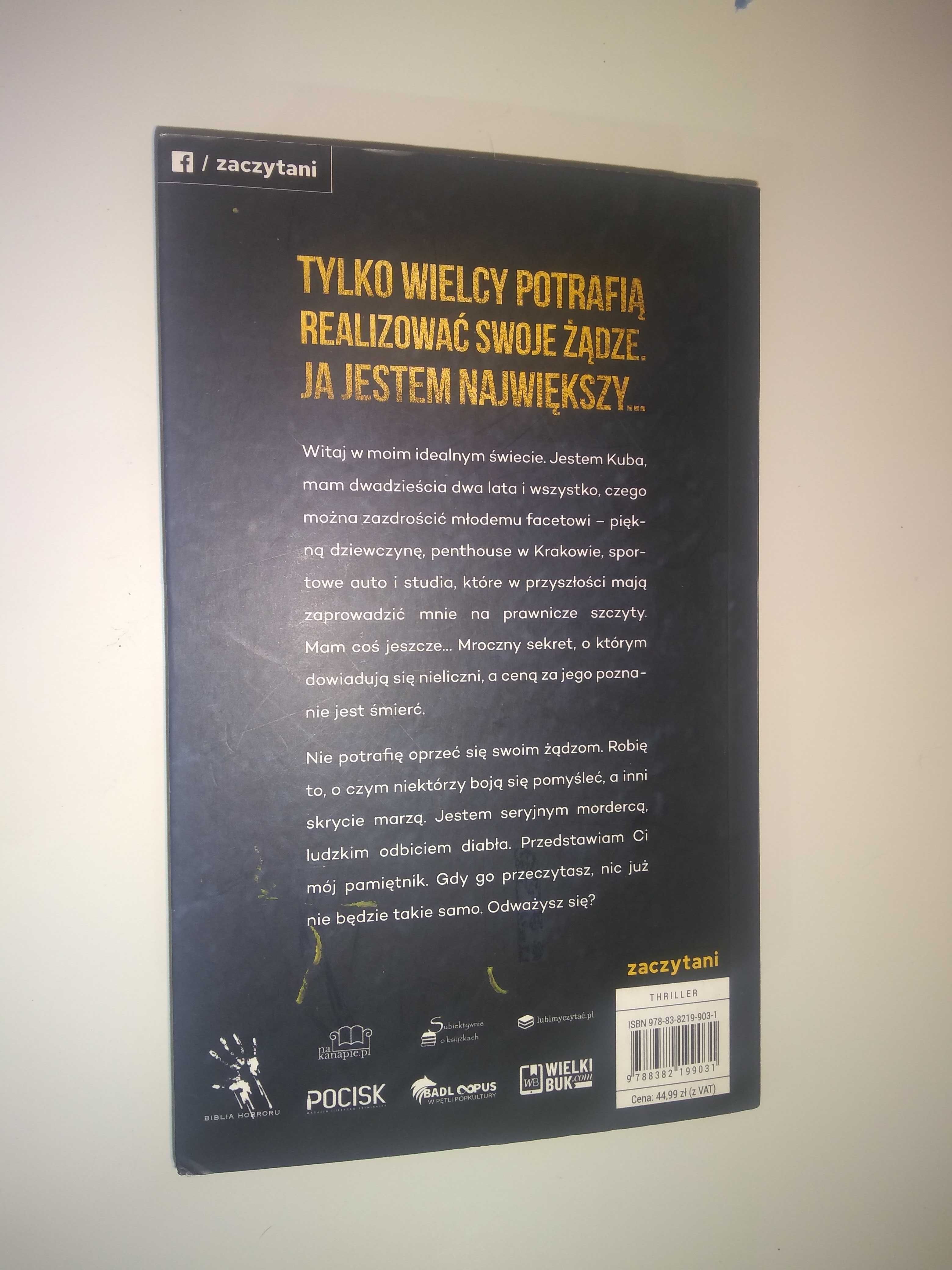 Dobra książka - Pamiętnik diabła Adrian Bednarek (P4)