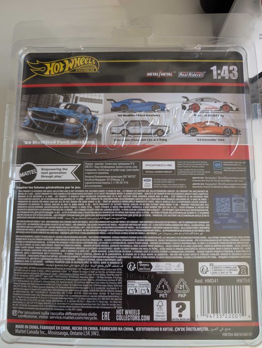 Hot Wheels premium 1:43, '69 Modified Ford Mustang