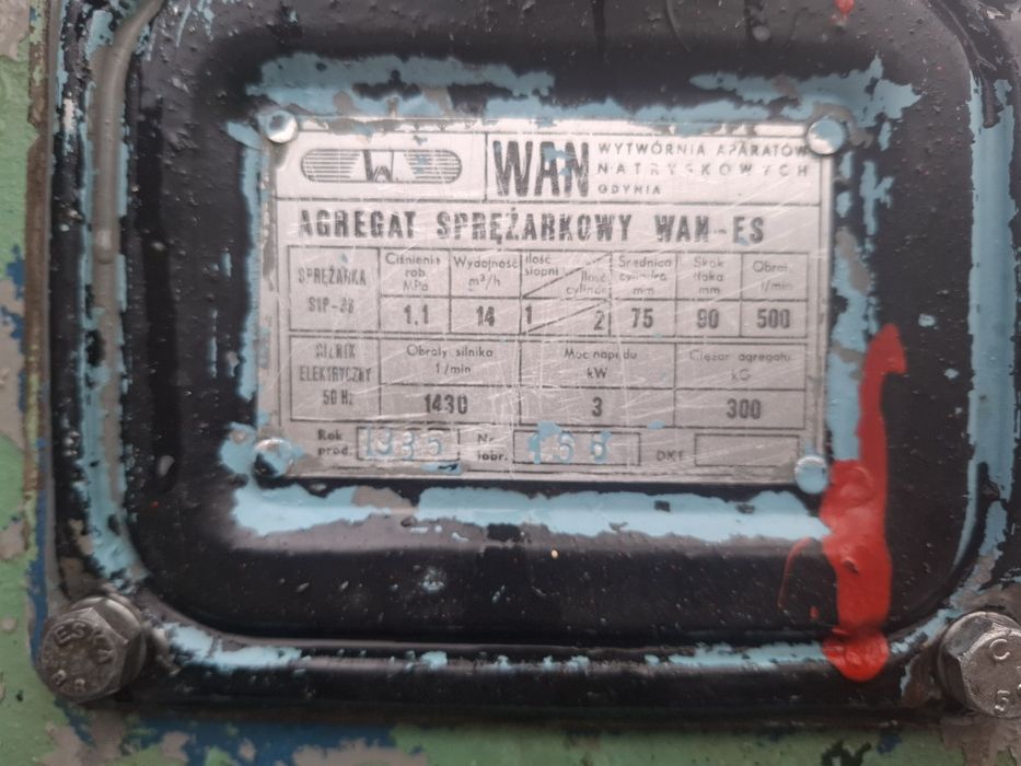Kompresor sprężarka wan