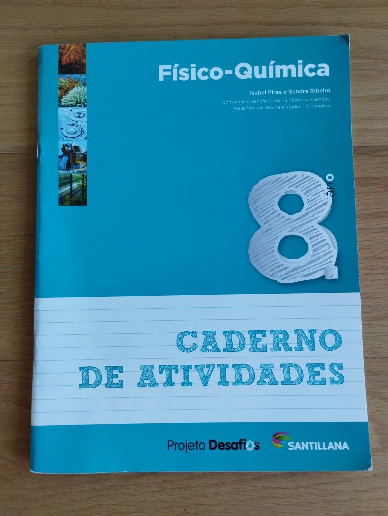 Caderno de Atividades - FISICO QUIMICA 8 ano - SANTILLANA