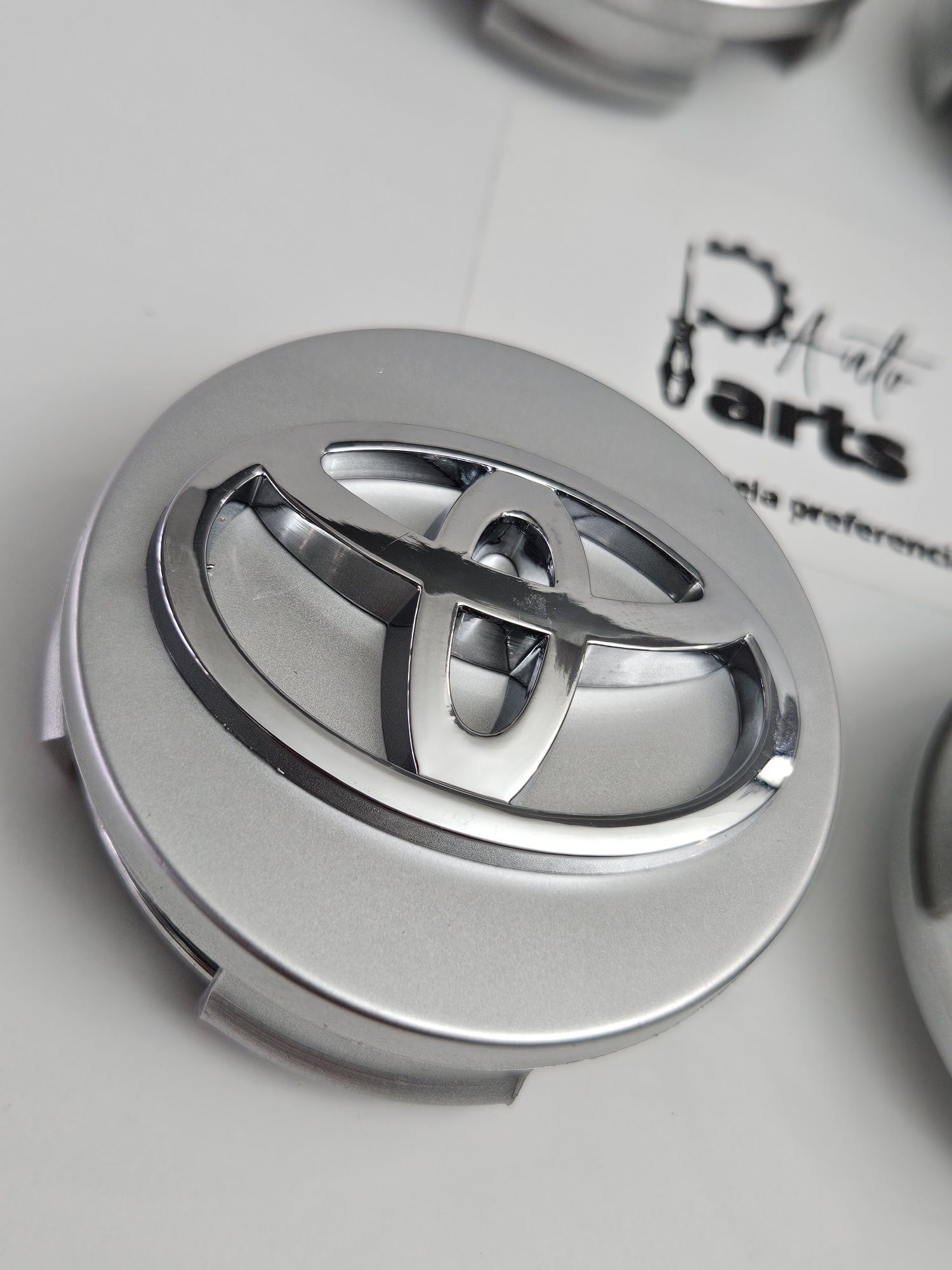 Conjunto de centros de jante Toyota 62mm