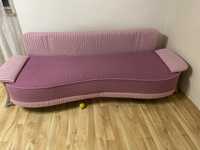Kanapa różowa wersalka sofa