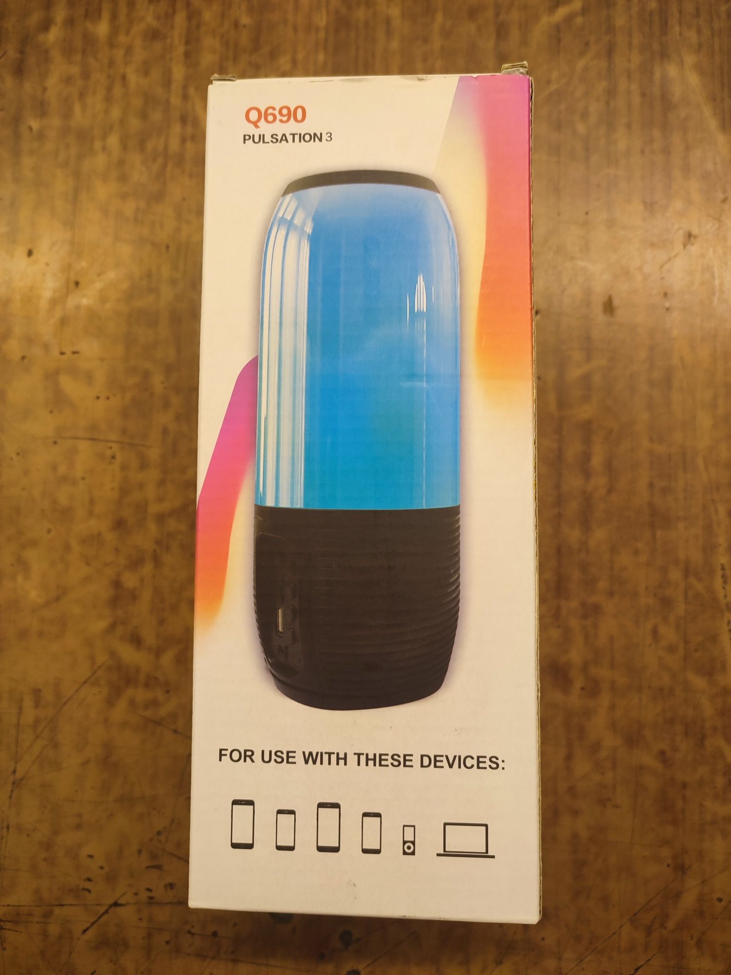 Колонка  Bluetooth  Q690 pulsation 3. USB,CD kart,AUX