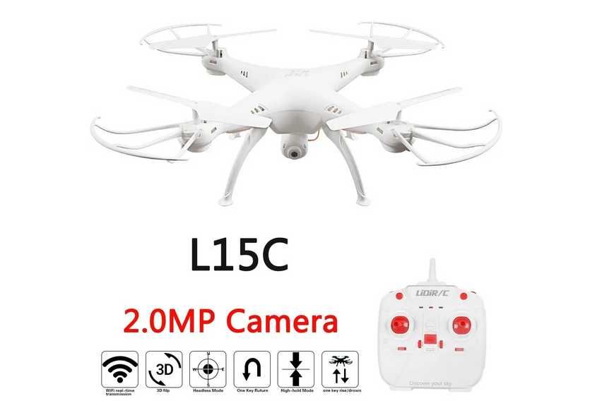Drone LiDi RC L15 com Camera HD e WIFI