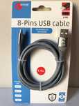 Nowy kabel do iPhone iPad iPod 1,5 metrowy 8 pinowy kabel USB
