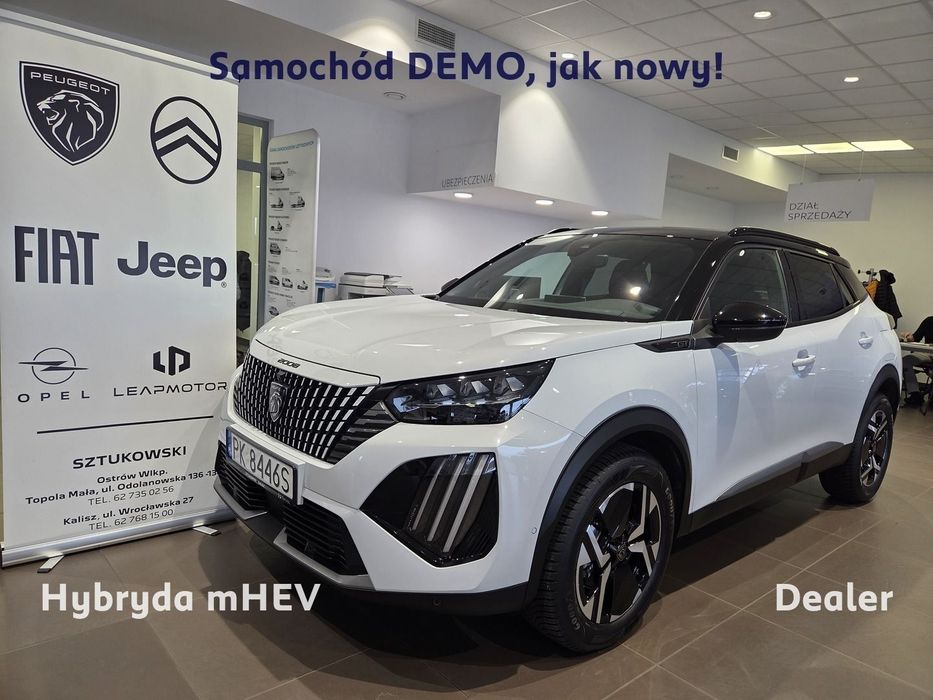 Peugeot 2008 PureTech 136 KM mHEV Allure e-DCS6 Demo Dealer Gwarancja Vat23%