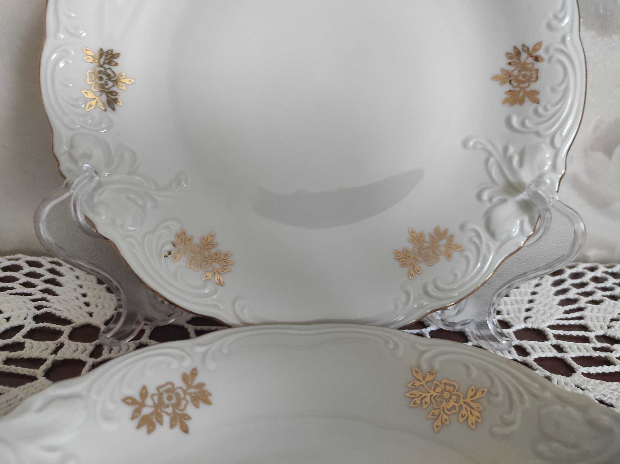 Talerze, porcelana Wawel