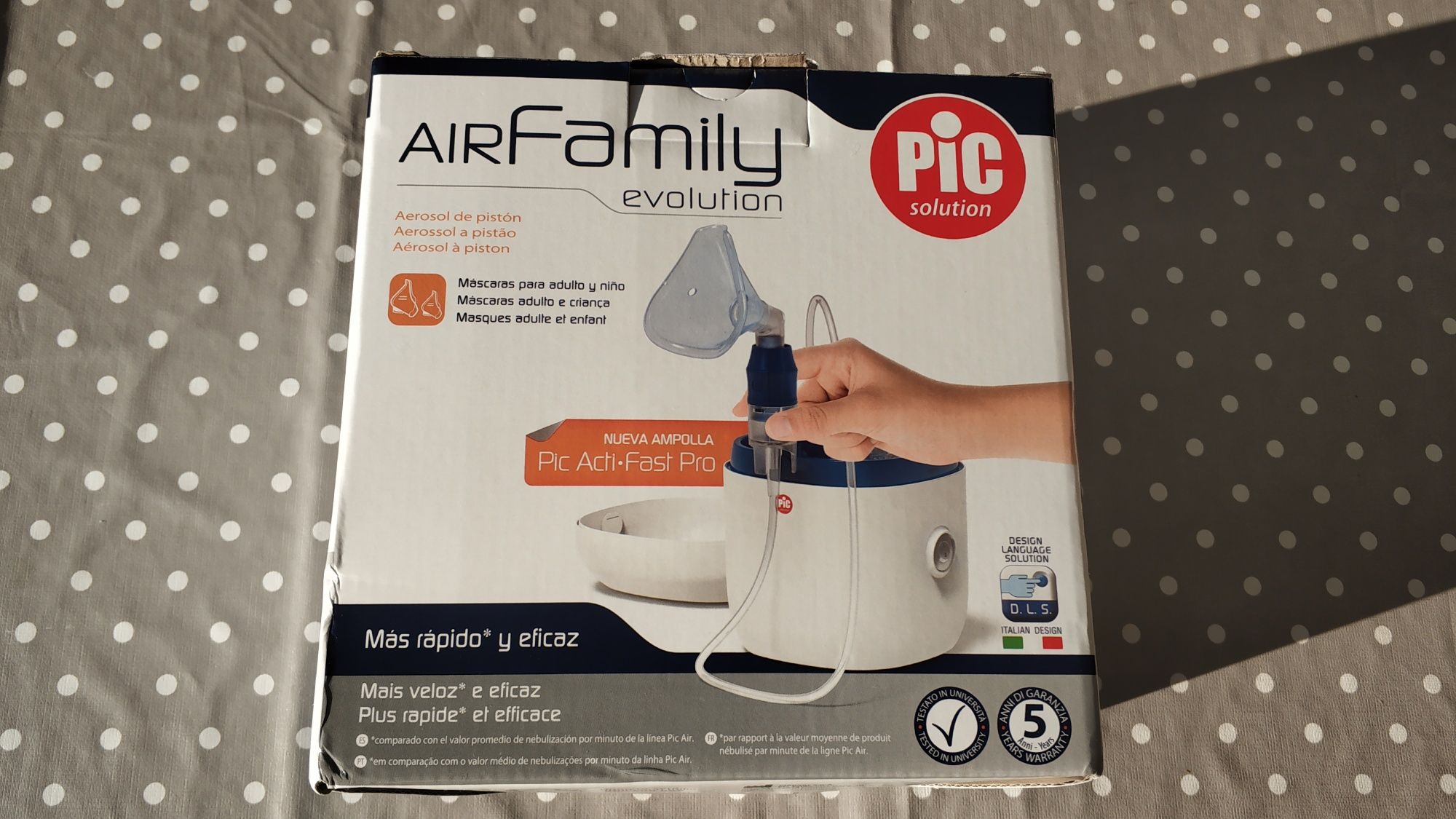 [Novo] Nebulizador Aerossol Pic AirFamily Evolution