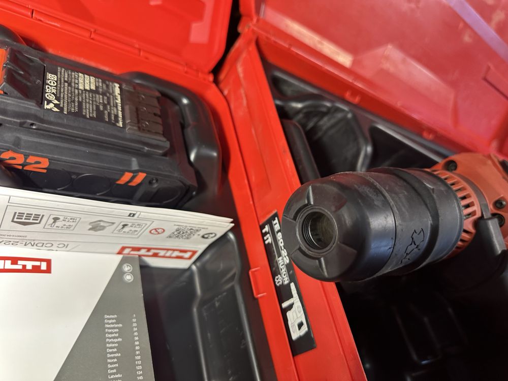 Безщітковий аккумуляторний перфоратор Hilti Te 60 22 ATC AVR Nuron