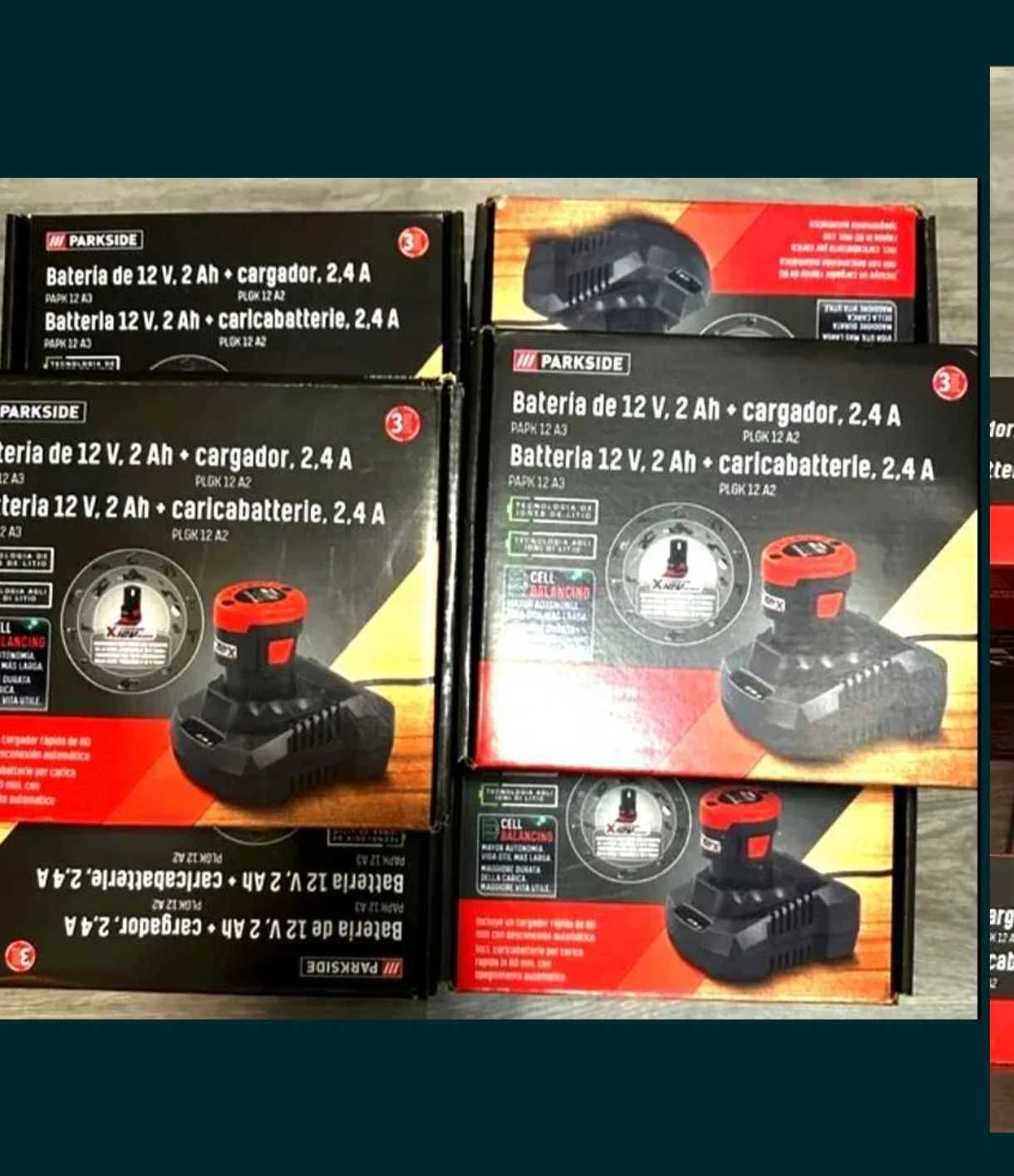 Pack bateria 12V Parkside * NOVOS *