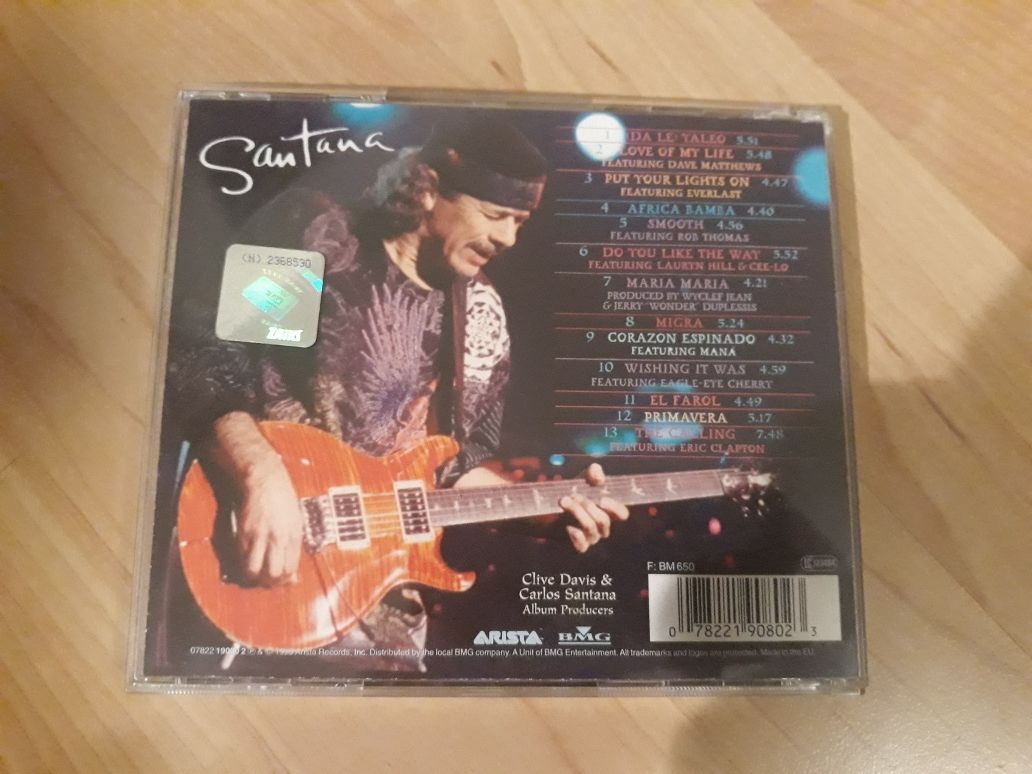 Plyta cd Santana  Supernatural oryginalna