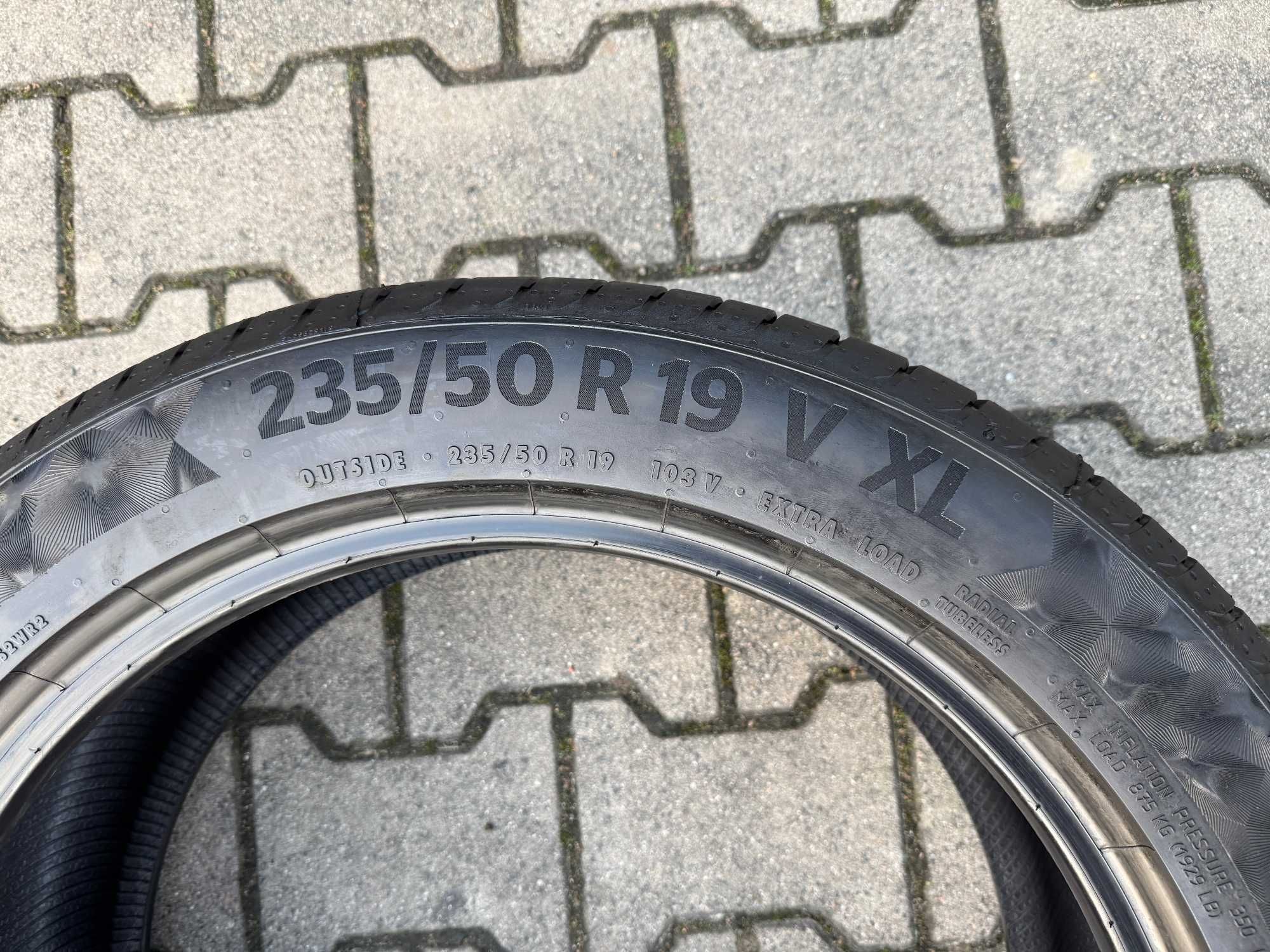 4x Nowe opony letnie 235/50r19 103V XL CONTINENTAL Premium 6 (2024r)