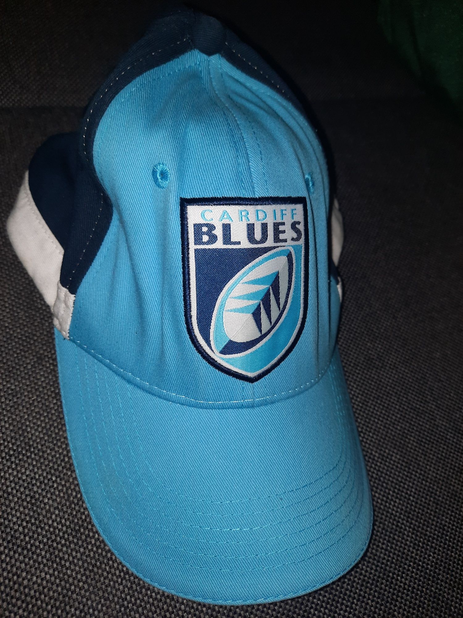 czapeczka z daszkiem rugby,Cardiff Blues, Macron, Premiership,