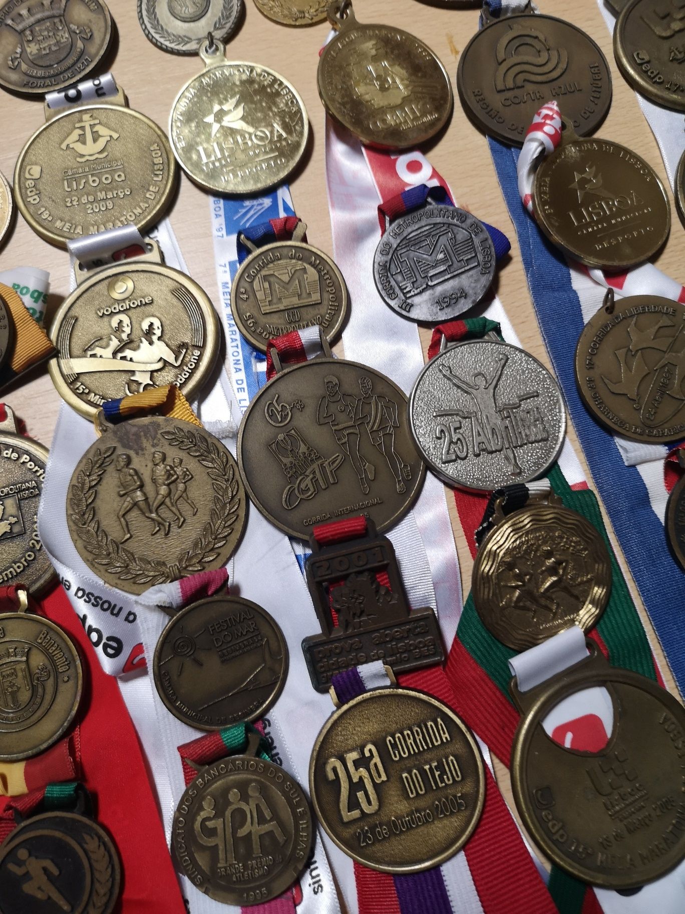 72 medalhas desportivas