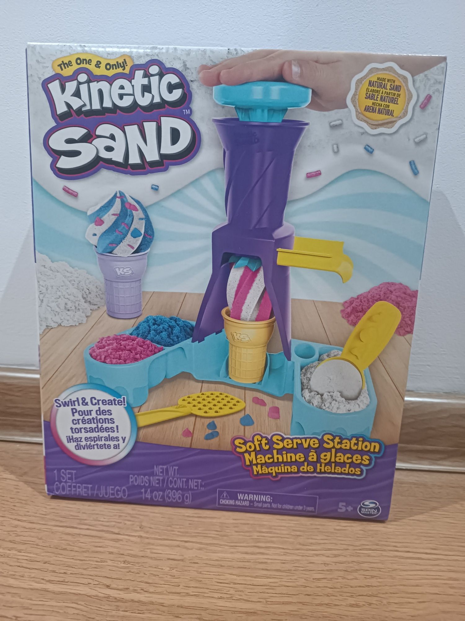 Piasek kinetyczny Magic Sand lodziarnia