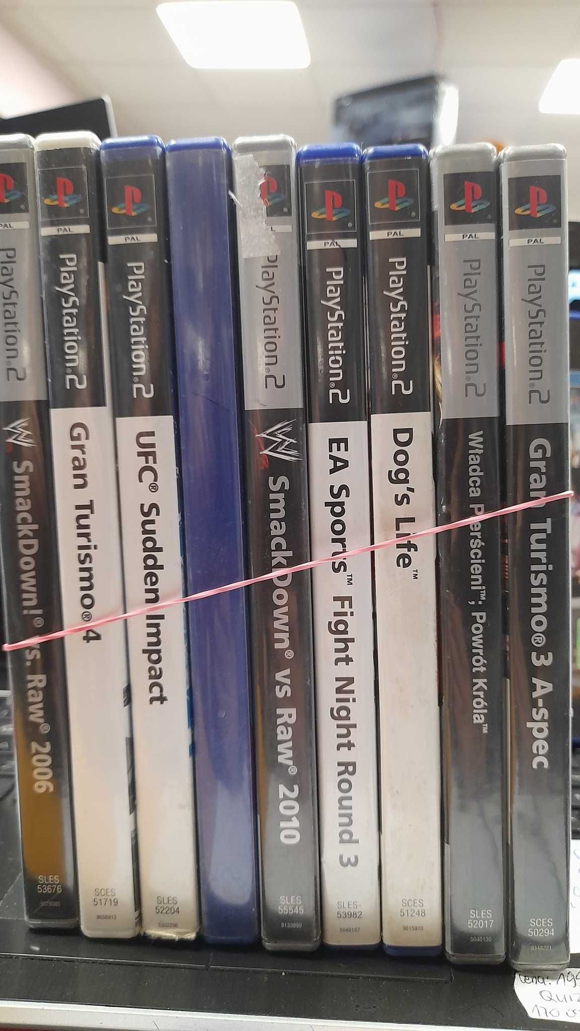 Sprzedam gry widoczne na zdjęciu, playstation 2, sklep Tychy