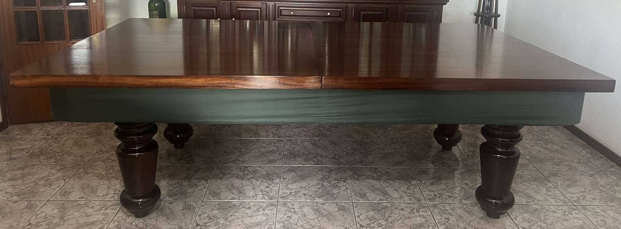 Bilhar / Mesa de Snooker (com tampo) (excelente estado)