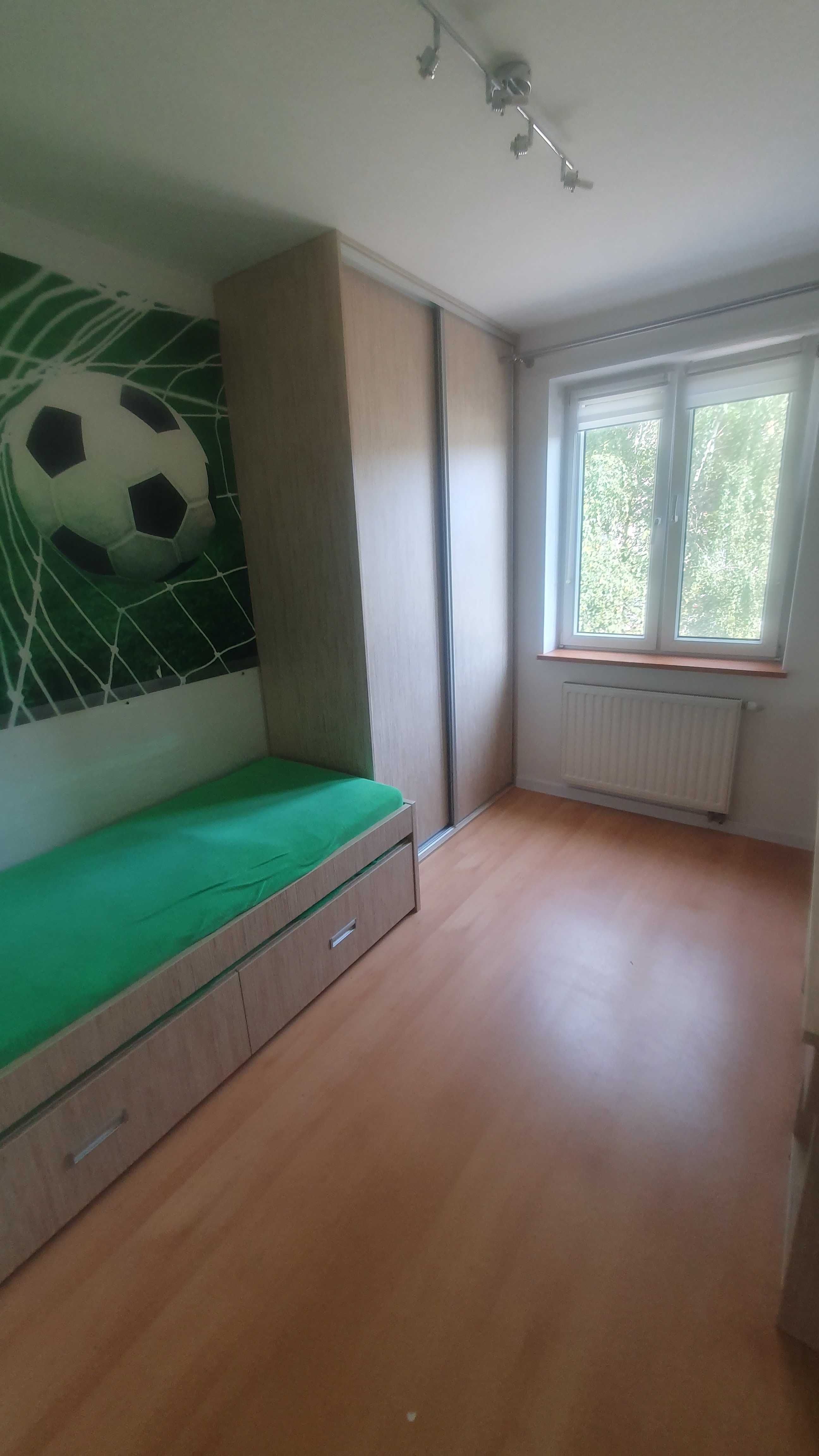 Łóżko wysuwane podwójne  +biurko podwójne + szafa do zabudowy + półka