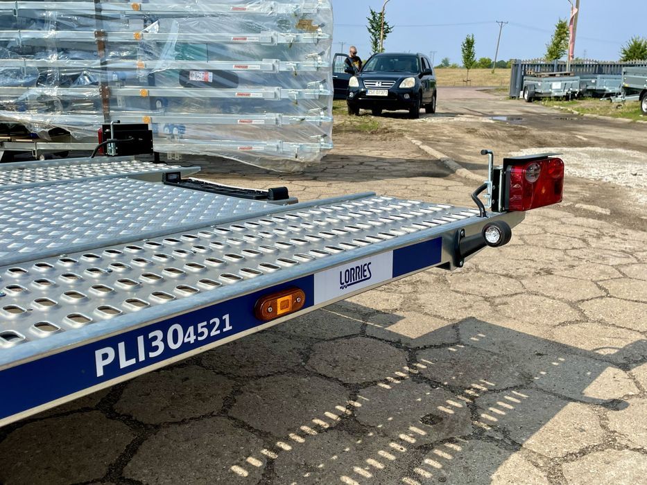 Przyczepa uchylna laweta LORRIES 3000kg LED PLI30 4,5 ALU mocna
