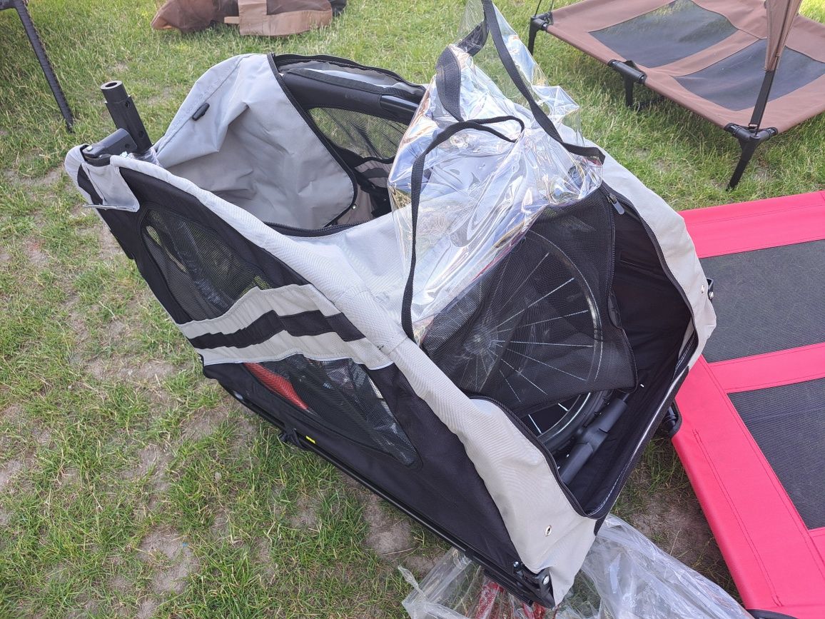 Sprzedam wózek dla psów  legowisko trampolinę stan nowy