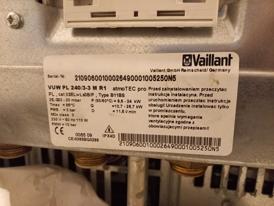 Piec gazowy Vaillant AtmoTec Pro + Regulator
