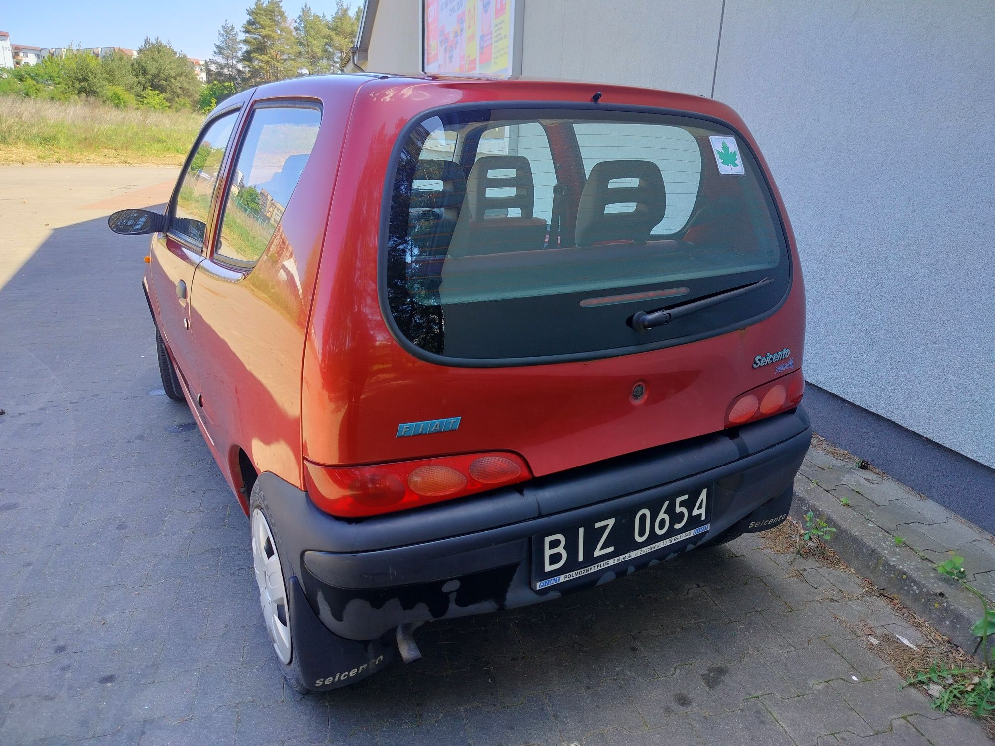 Fiat Seicento niski przebieg,  ubezpieczenie i przegląd 02.2026