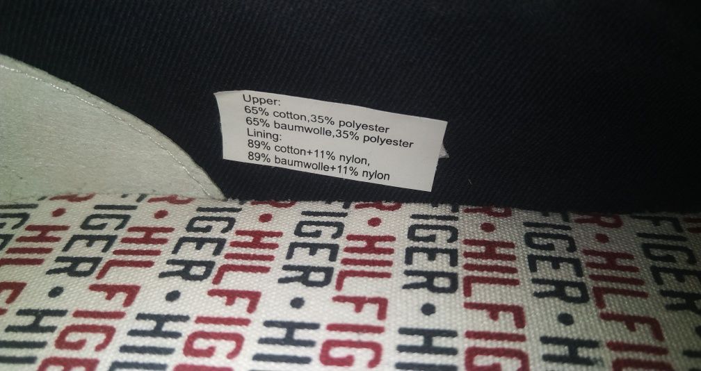 Tommy Hilfiger р.41 стельки-27см летние спилоны мужские