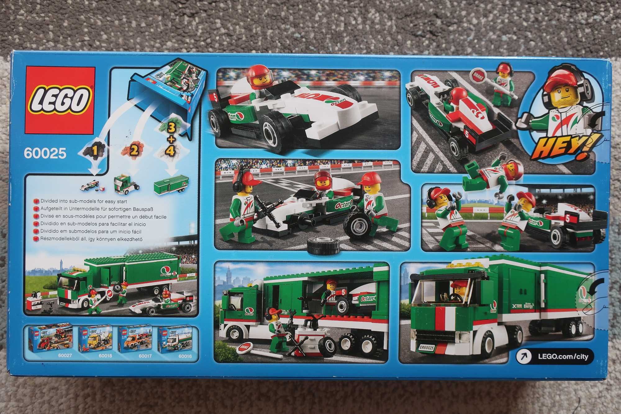 LEGO City 60025 Ciężarówka ekipy wyścigowej