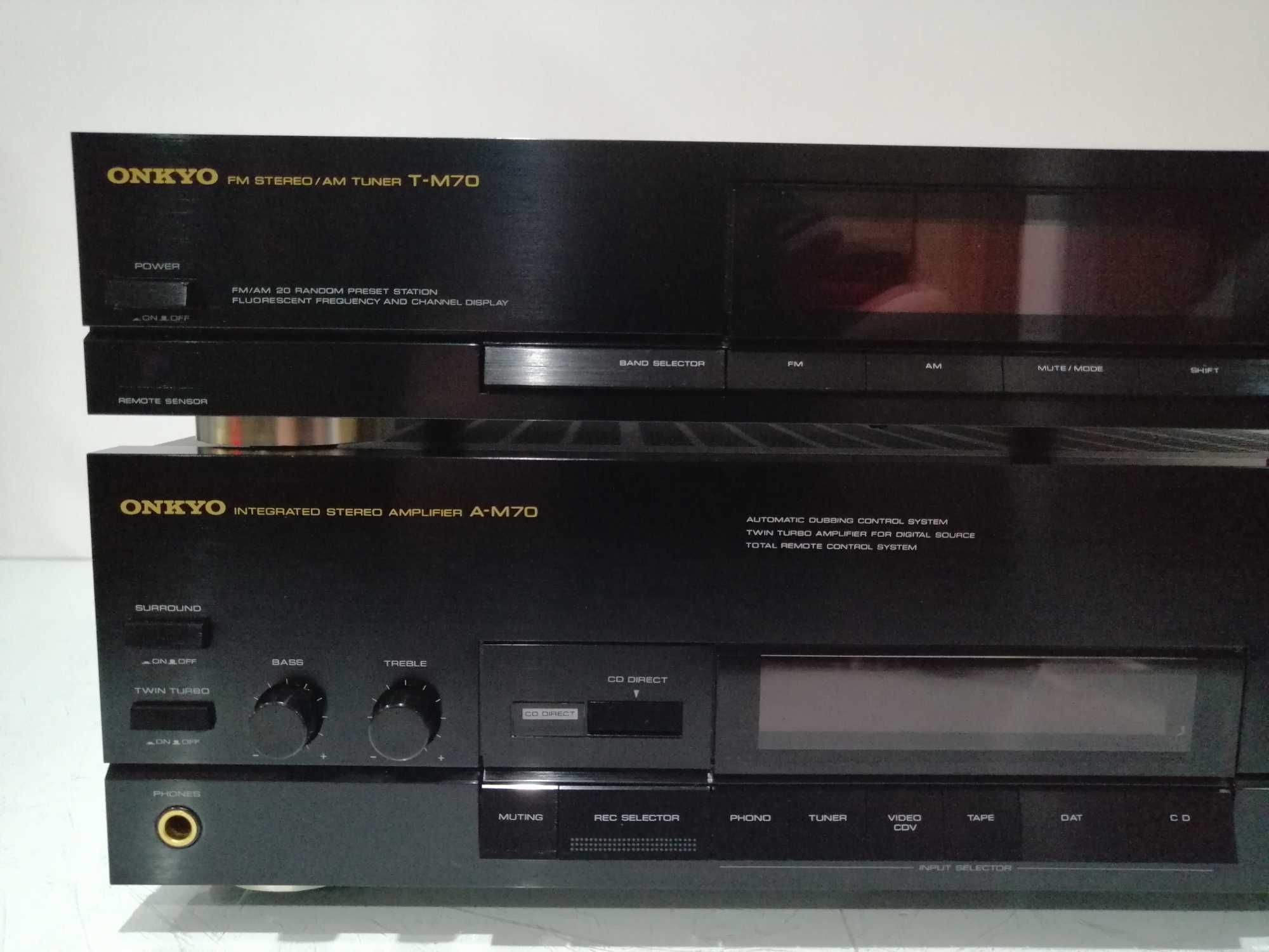 Wzmacniacz Onkyo A-M70 + Tuner Onkyo T-M70