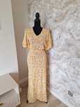 Suknia sukienka w kwiaty Kaffe boho kieszenie maxi casual romantyczna