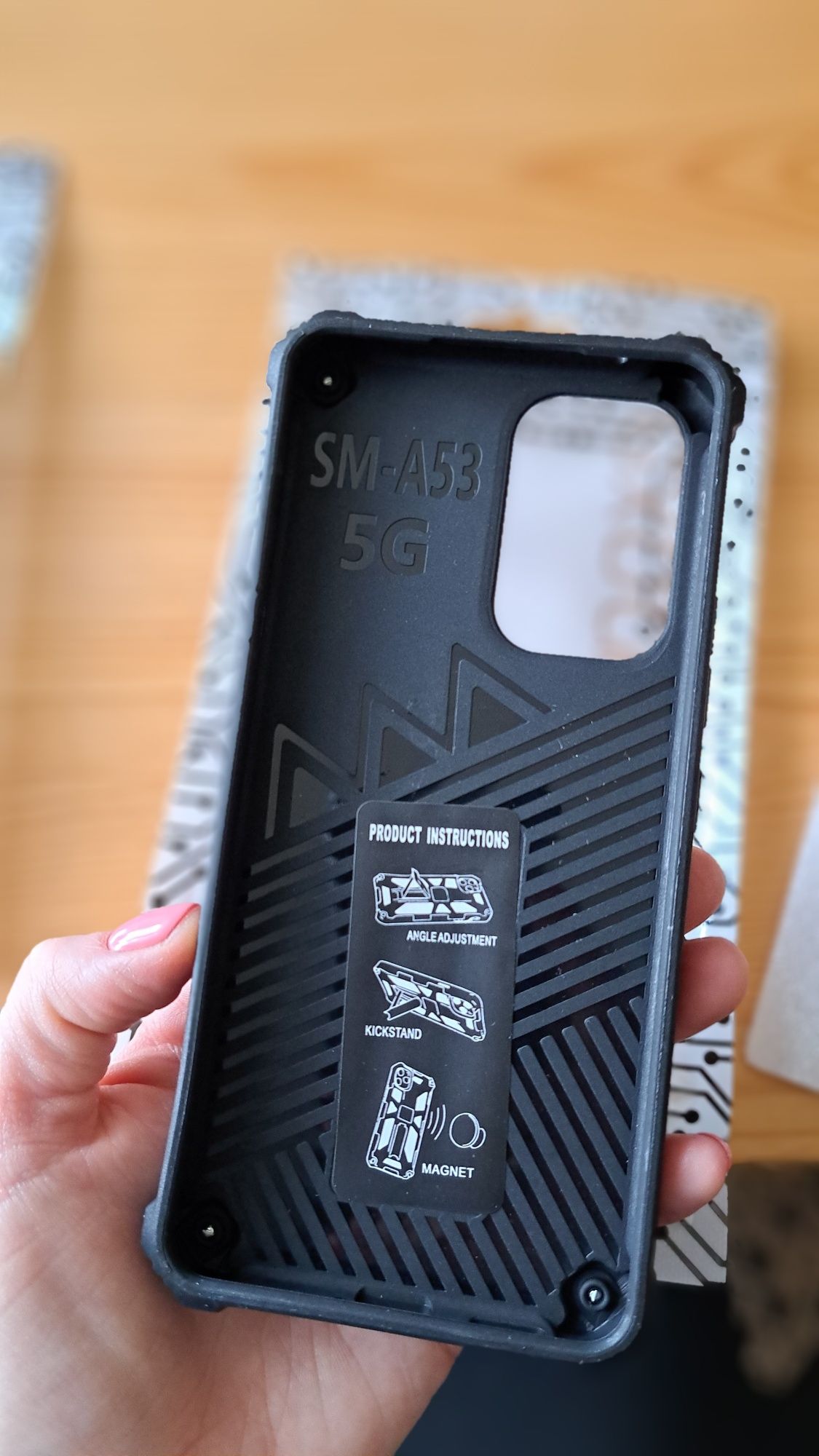 Etui pancerne czarne samsung galaxy a53