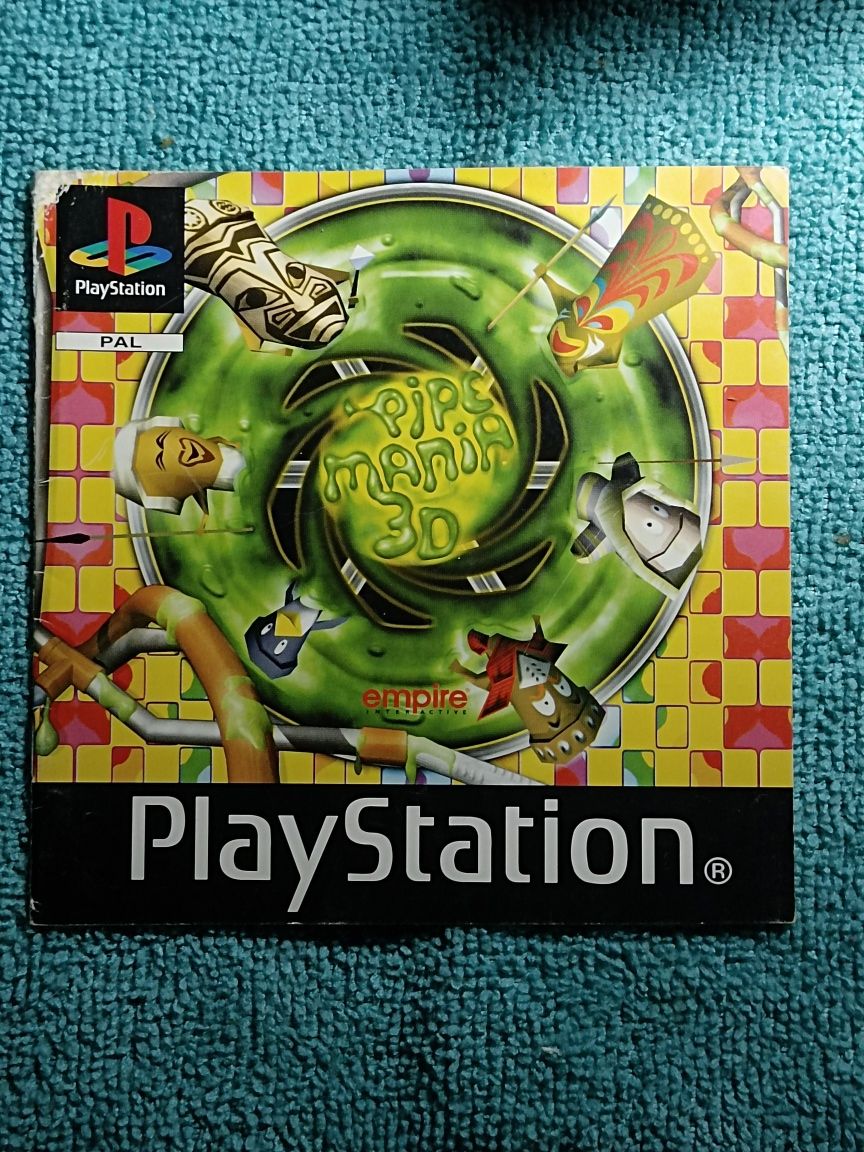 PlayStation 1 Pipe Mania 3D ps1 psx psone Książeczka Manual