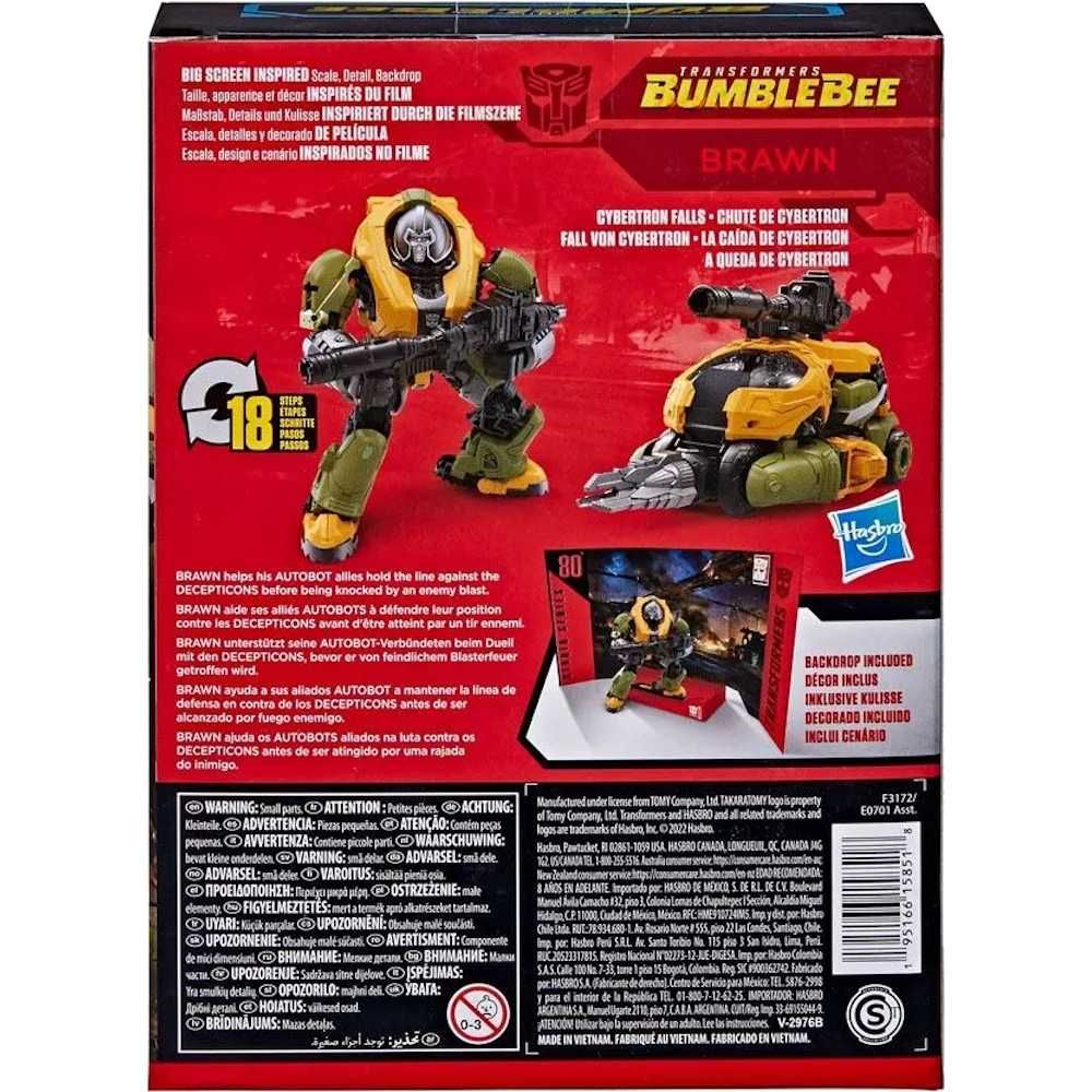 Transformers Bumblebee Studio Series Takara Tomy Autobot Brawn 80