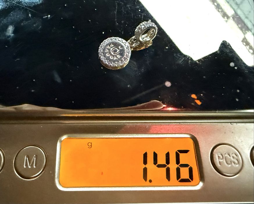 Złoty Charms wiszący próba złota 585 14 K