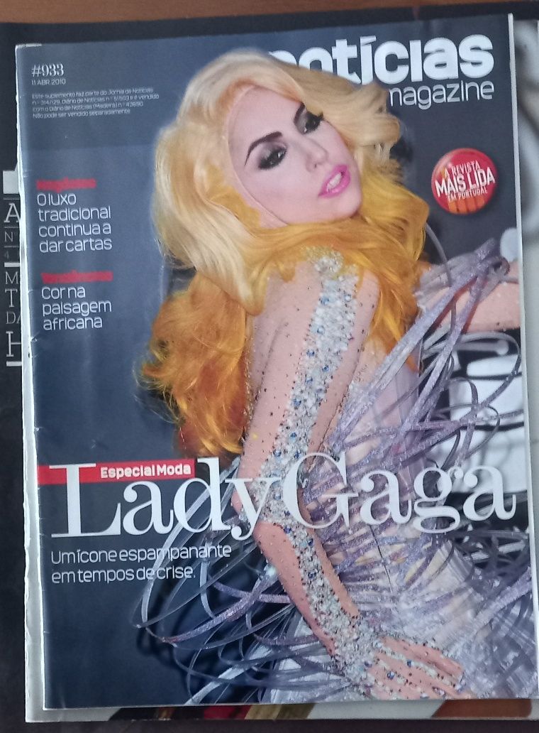 Lady Gaga em 2010 três revistas e conteúdos