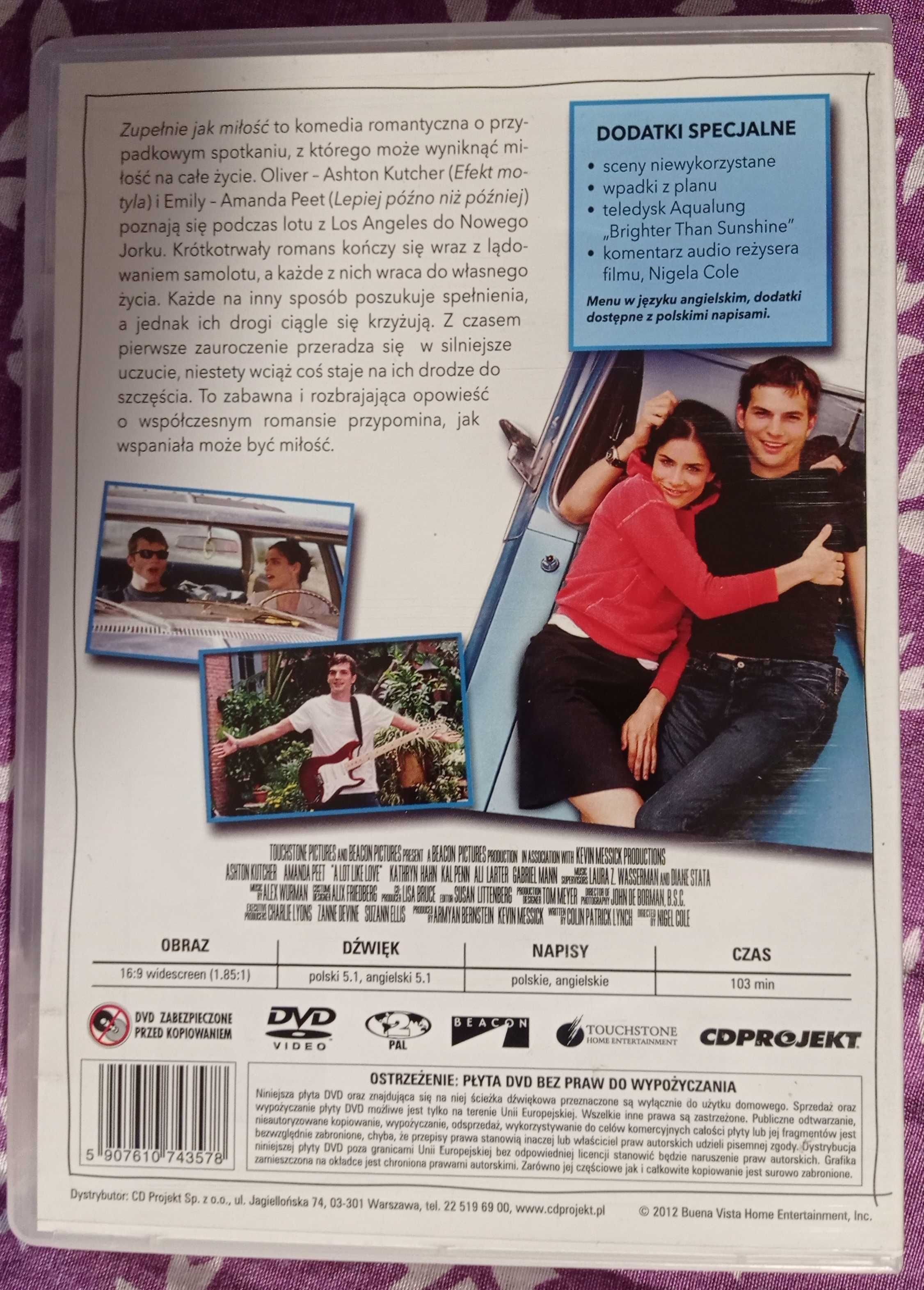 Dvd Zupełnie jak miłość, Amanda Peet
