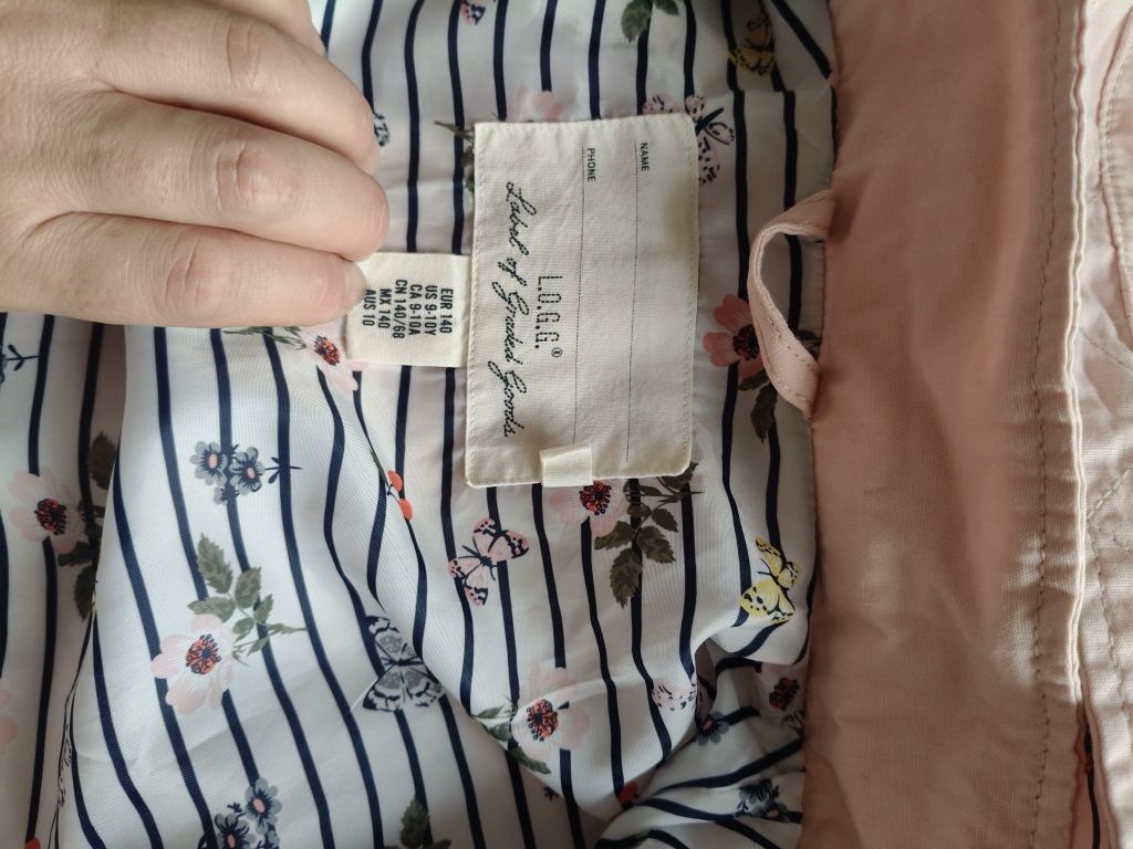 Parka,płaszczyk dziewczęcy r.140