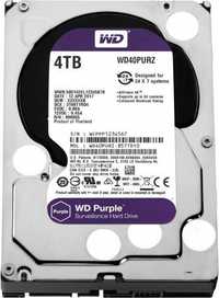 Жесткий диск WD Purple WD40PURZ (3.5", 4Tb, SATA III, 5400rpm, 64Mb)